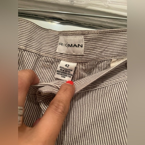 Rio Man mens Khaki, side pockets, casual shorts size 42 - Picture 2 of 3